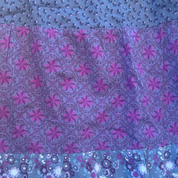 Esprit Gray and Purple Boho Midi Dress - Picture 8 of 8